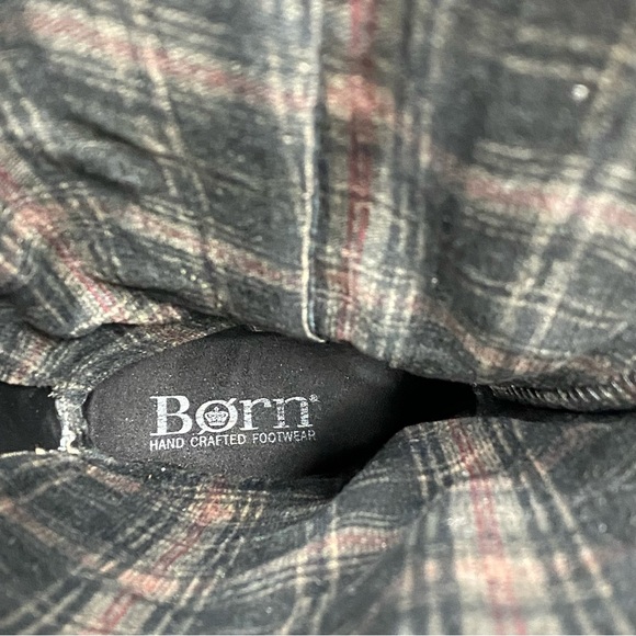 Born Gibb Knee High Wide Calf Brown Leather Boot 7 1/2 M - Picture 14 of 16